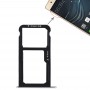 SIM Card מגש + כרטיס SIM מגש - Micro SD כרטיס עבור לייט P9 Huawei (כסף)