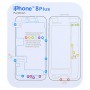 ברגים זיכרון מגנטי Mat עבור XR iPhone ו iPhone XS ו iPhone XS מקס ו iPhone X ו 8 ו 8 פלוס ו 7 ו 7 פלוס ו 6s פלוס ו 6s ו 6 ו 6 פלוס. גודל: 17.8cm x 15.9cm