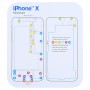 ברגים זיכרון מגנטי Mat עבור XR iPhone ו iPhone XS ו iPhone XS מקס ו iPhone X ו 8 ו 8 פלוס ו 7 ו 7 פלוס ו 6s פלוס ו 6s ו 6 ו 6 פלוס. גודל: 17.8cm x 15.9cm