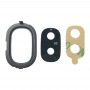 10 PCS Bezel מצלמה חזרה עם עדשה כיסוי ו דבק גלקסי J4. J400F - DS. J400G - DS (שחור)