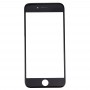 Outer Glass Lens המסך הקדמי עם מסגרת Bezel מסך LCD קדמי עבור 7 iPhone (שחור)