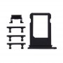 כרטיס מגש + Volume Control מפתח + כפתור הפעלה + מתג השתקה ויברטור מפתח עבור iPhone 7 פלוס (שחור)