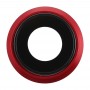 Bezel מצלמה חזרה עם עדשת כיסוי עבור 8 iPhone (אדום)