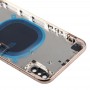 חזרה שיכון כיסוי עם מראה חיקוי של iXS עבור iPhone X