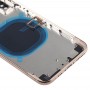 חזרה שיכון כיסוי עם מראה חיקוי של iXS עבור iPhone X
