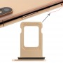 Double SIM Card מגש עבור XR iPhone (כרטיס SIM כפול) (זהב)