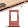 Double SIM Card מגש עבור XR iPhone (כרטיס SIM כפול) (Rose Gold)