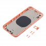 חזרה שיכון כיסוי עם מצלמת עדשה ו SIM Card מגש ו סייד מפתחות עבור XR iPhone (אלמוג)