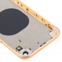 חזרה שיכון כיסוי עם מצלמת עדשה ו SIM Card מגש ו סייד מפתחות עבור XR iPhone (צהובה)