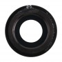 Bezel מצלמה חזרה עם עדשה כיסוי עבור XR iPhone (שחור)