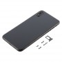 כריכה אחורית עם מצלמה עדשה ו SIM Card מגש ו סייד מפתחות עבור iPhone XS מקס (שחור)