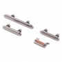 מפתחות סייד (כפתור הפעלה + Volume Button + השתק Button) עבור iPhone מקס XS - XS (לבן)