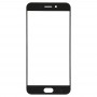 מסך קדמי עדשת זכוכית חיצונית עבור OPPO A77 - A77T (שחורה)