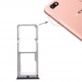 2 x SIM Card מגש + מיקרו SD כרטיס מגש עבור A77 OPPO (שחור)
