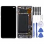 מסך LCD ו Digitizer מלא עצרת עם מסגרת עבור גלקסי S10 + (שחור)