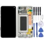 מסך LCD ו Digitizer מלא עצרת עם מסגרת עבור גלקסי S10e (כסף)