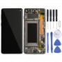 מסך LCD ו Digitizer מלא עצרת עם מסגרת עבור גלקסי S10 (שחור)