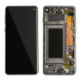מסך LCD ו Digitizer מלא עצרת עם מסגרת עבור גלקסי S10 (שחור)