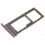 SIM Card מגש + מיקרו SD כרטיס מגש עבור Note9 גלקסי (סגול)