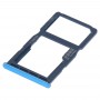 SIM Card מגש + כרטיס SIM מגש - Micro SD כרטיס עבור Huawei P30 לייט (כחול)