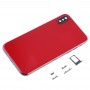 חזרה השיכון כיסוי עם SIM Card מגש ו מפתחות Side עבור iPhone X (אדום)