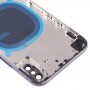 חזרה השיכון כיסוי עם SIM Card מגש ו מפתחות Side עבור iPhone X (אדום)
