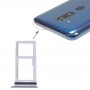 SIM Card מגש + כרטיס SIM מגש - Micro SD כרטיס מגש עבור LG G7 ThinQ G710 G710EM G710PM G710VMP G710ULM (כסף)