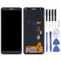 מסך LCD הדיגיטלי מלאה העצרת עבור 3a פיקסל גוגל (שחור)