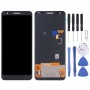 מסך LCD הדיגיטלי מלא עצרת עבור Google פיקסל 3a XL (שחור)