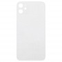 חלבי זכוכית שקופה סוללת כריכה אחורית עבור 11 iPhone (שקופה)