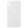 חזרה סוללה זכוכית חלבית שקוף כיסוי עבור 11 iPhone Pro (שקוף)