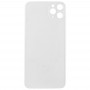 חזרה סוללה זכוכית חלבית שקוף כיסוי עבור 11 iPhone Pro (שקוף)