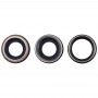 3 PCS Bezel מצלמה חזרה עם עדשה כיסוי לאייפון 11 Pro - 11 מקס פרו