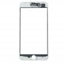 עבור iPhone 8 פלוס קדמי המסך החיצוני זכוכית העדשה עם מסגרת Bezel מסך LCD קדמי (לבן)