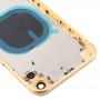 חזרה השיכון כיסוי עם מראה חיקוי של I11 עבור XR iPhone (עם כרטיס SIM מגש ו מפתחות Side) (זהב)