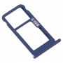 SIM Card מגש + כרטיס SIM מגש - Micro SD כרטיס מגש עבור נוקיה 7.1 - TA 1100 TA-1096 TA-1095 TA-1085 TA-1097 (כחול)