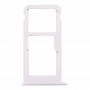 SIM Card מגש + כרטיס SIM מגש - Micro SD כרטיס מגש עבור נוקיה 7.1 - TA 1100 TA-1096 TA-1095 TA-1085 TA-1097 (כסף)