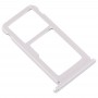 SIM Card מגש + כרטיס SIM מגש - Micro SD כרטיס מגש עבור נוקיה 7.1 - TA 1100 TA-1096 TA-1095 TA-1085 TA-1097 (כסף)