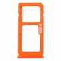SIM Card מגש + כרטיס SIM מגש - Micro SD כרטיס מגש עבור נוקיה 8 - N8 TA-1012 TA-1004 TA-1052 (אורנג )