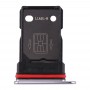 SIM Card מגש + כרטיס SIM מגש עבור OnePlus 7T (כסף)