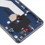 חזרה סוללת כיסוי עם מצלמת עדשה ו סייד מפתחות ו Fingerprint Sensor עבור נוקיה 6.1 - 6 (2018) - 6 (2nd Gen) (כחול)