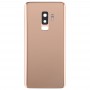 חזרה סוללת כיסוי עם מצלמת עדשה עבור גלקסי S9 + (זהב)