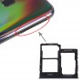 SIM Card מגש + כרטיס SIM מגש + מיקרו SD כרטיס מגש עבור A40 גלקסי (שחור)