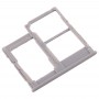 SIM Card מגש + כרטיס SIM מגש + מיקרו SD כרטיס מגש עבור A40 גלקסי (גריי)