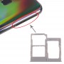 SIM Card מגש + כרטיס SIM מגש + מיקרו SD כרטיס מגש עבור A40 גלקסי (גריי)