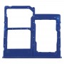 SIM Card מגש + כרטיס SIM מגש + מיקרו SD כרטיס מגש עבור A40 גלקסי (כחול)