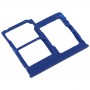 SIM Card מגש + כרטיס SIM מגש + מיקרו SD כרטיס מגש עבור A40 גלקסי (כחול)