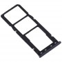 SIM Card מגש + כרטיס SIM מגש + מיקרו SD כרטיס מגש עבור גלקסי A20 A30 A50 (שחור)