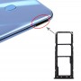 SIM Card מגש + כרטיס SIM מגש + מיקרו SD כרטיס מגש עבור גלקסי A20 A30 A50 (שחור)