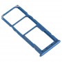 SIM Card מגש + כרטיס SIM מגש + מיקרו SD כרטיס מגש עבור A20 גלקסי A30 A50 (כחול)